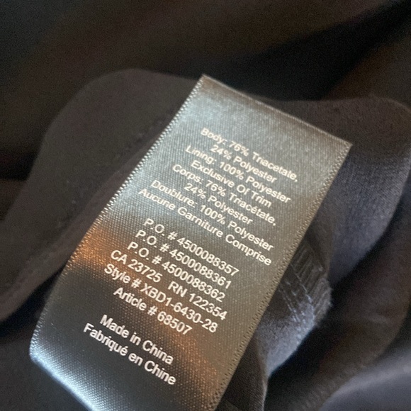 BABATON Black Wide Leg Cropped Pants Size 4 - Picture 6 of 10